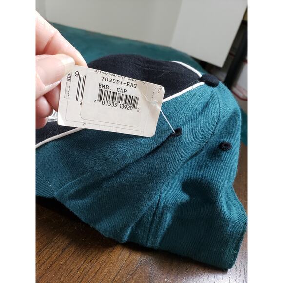 Philadelphia Eagles Hat Cap One Size Mens Black Logo Wool Acrylic Blend NFL NWT - Picture 6 of 10